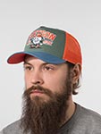 Бейсболка STETSON арт. 7761181 TRUCKER CAP HOLE IN ONE (зеленый / голубой)